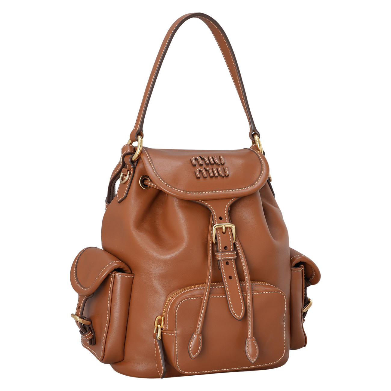 MIU MIU(USED)미우미우 5BZ043 가죽 백팩